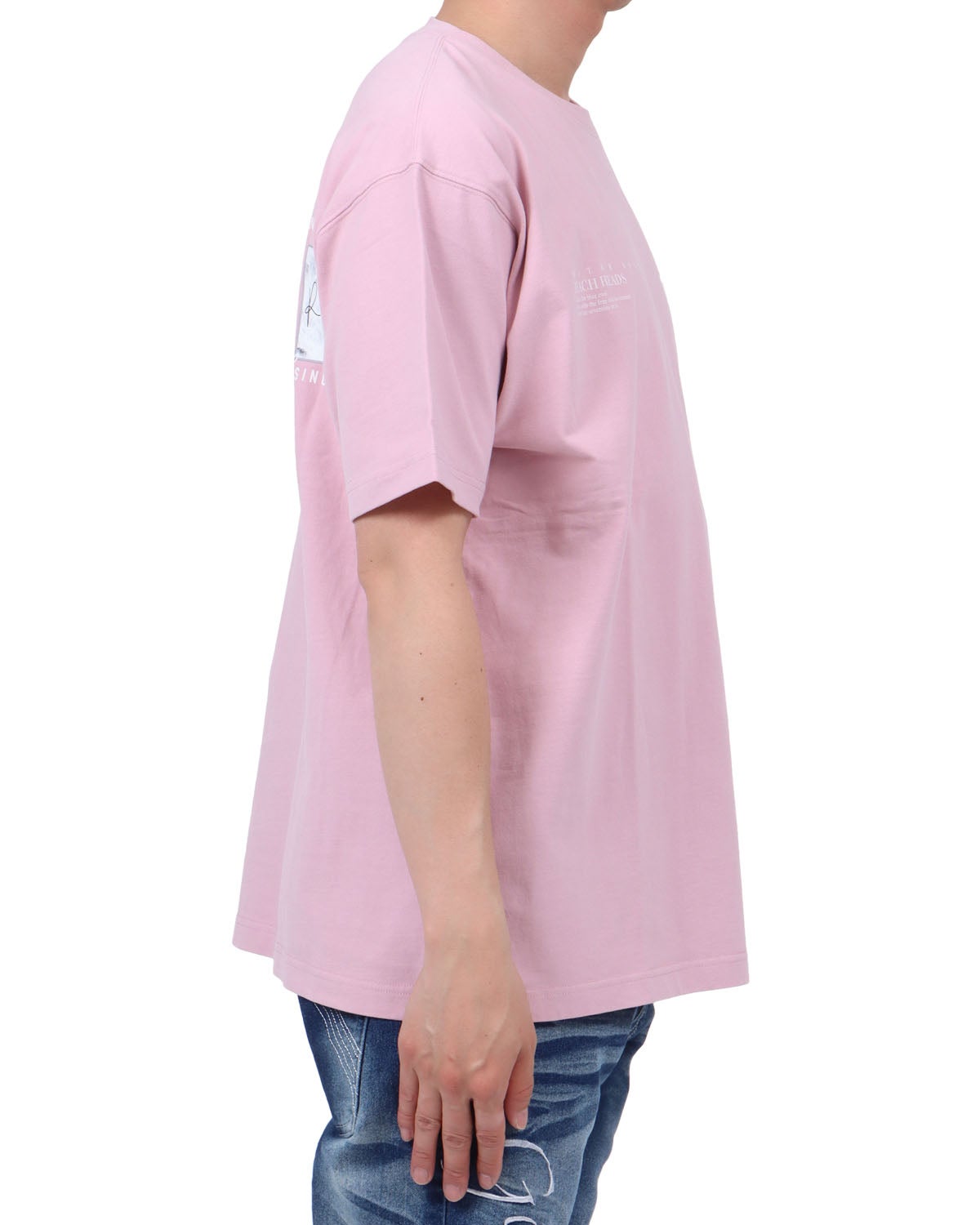 ピンク：174cm62kg(Lサイズ着用)