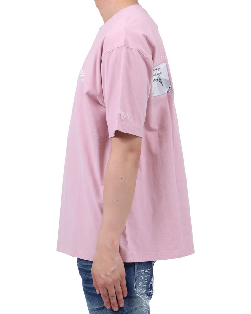 ピンク：174cm62kg(Lサイズ着用)