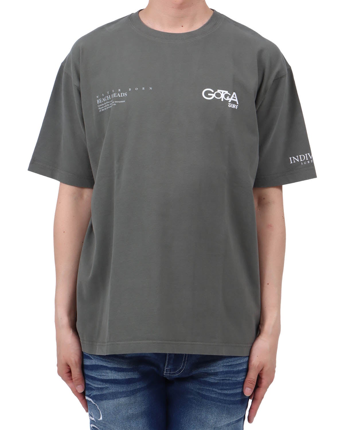 カーキ：174cm62kg(Lサイズ着用)