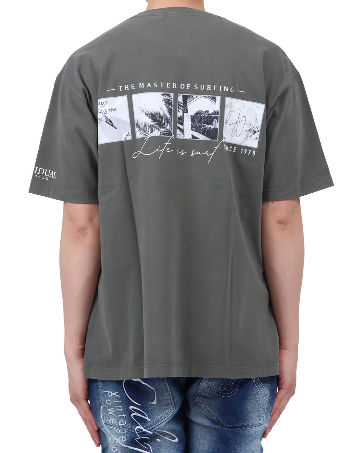 カーキ：174cm62kg(Lサイズ着用)