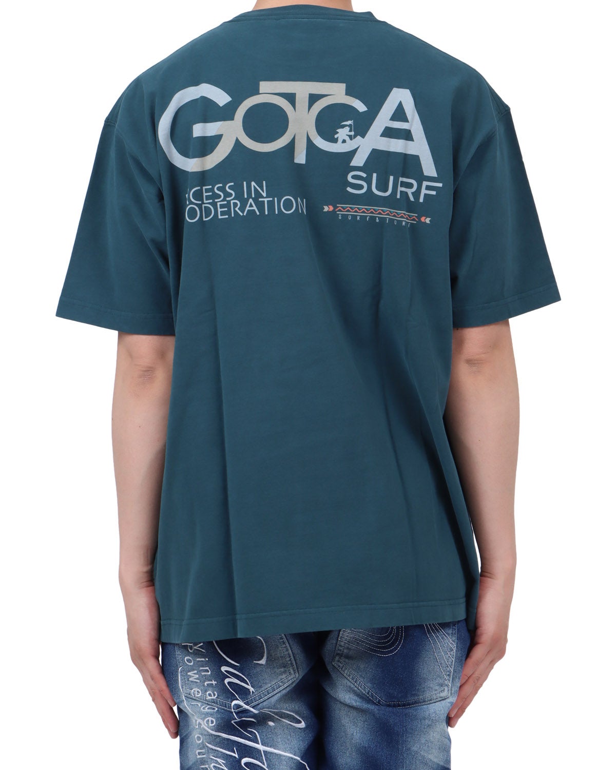 ダークグリーン：174cm62kg(Lサイズ着用)