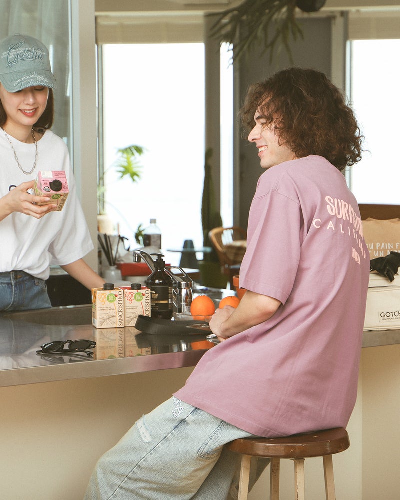 右/パープル：175cm/66kg(XLサイズ着用)