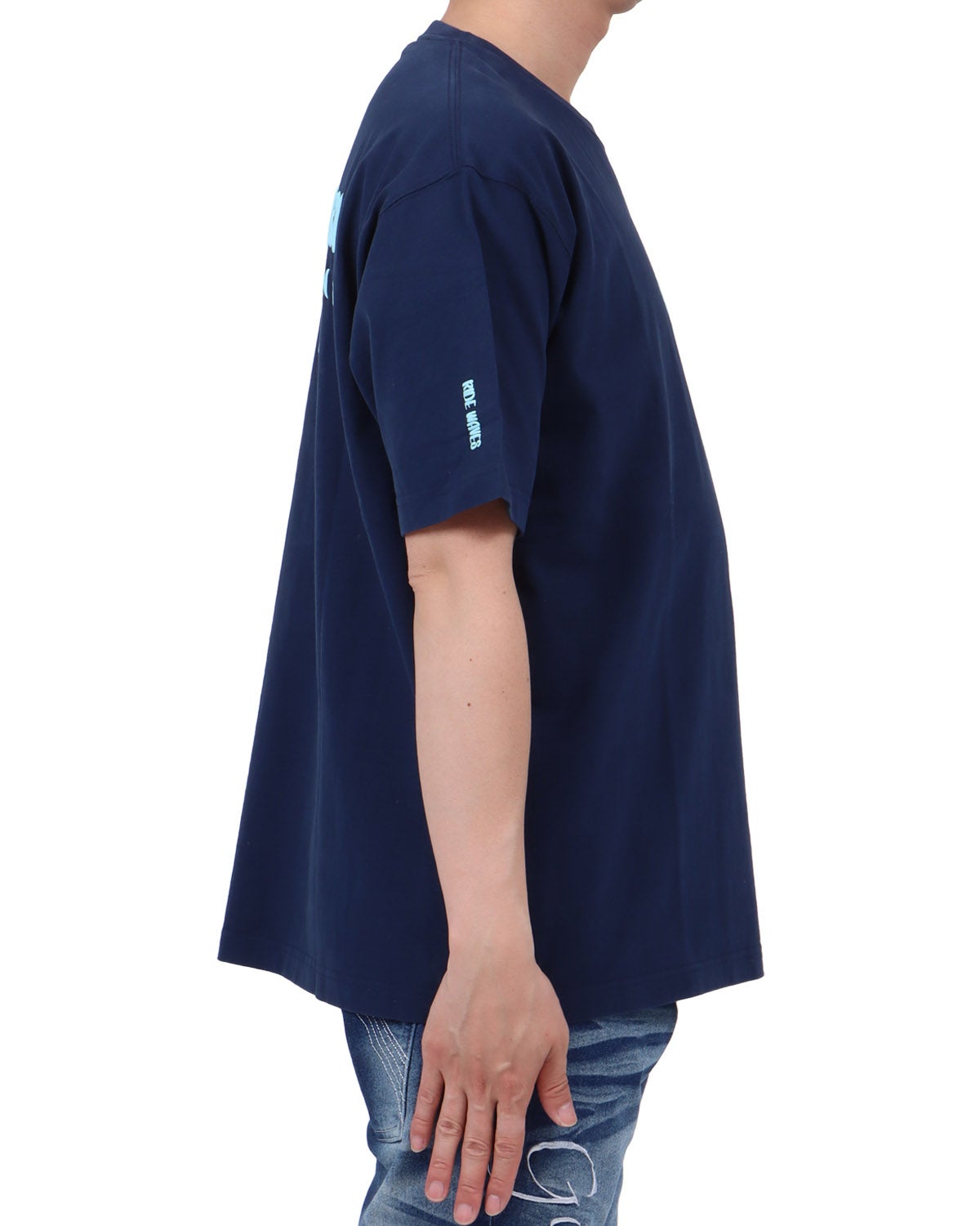 ネイビー：174cm62kg(Lサイズ着用)