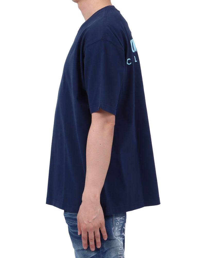 ネイビー：174cm62kg(Lサイズ着用)