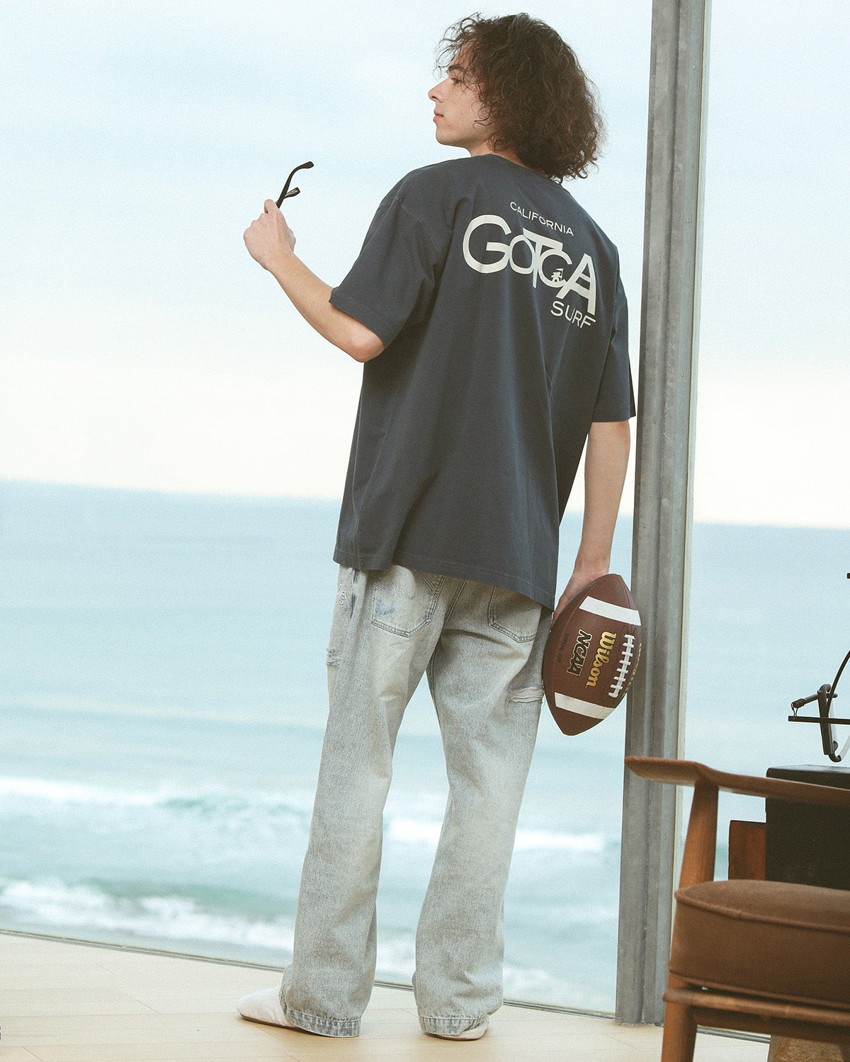 インディゴ：175cm/66kg(XLサイズ着用)