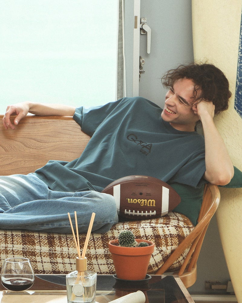 ネイビー：175cm/66kg(XLサイズ着用)