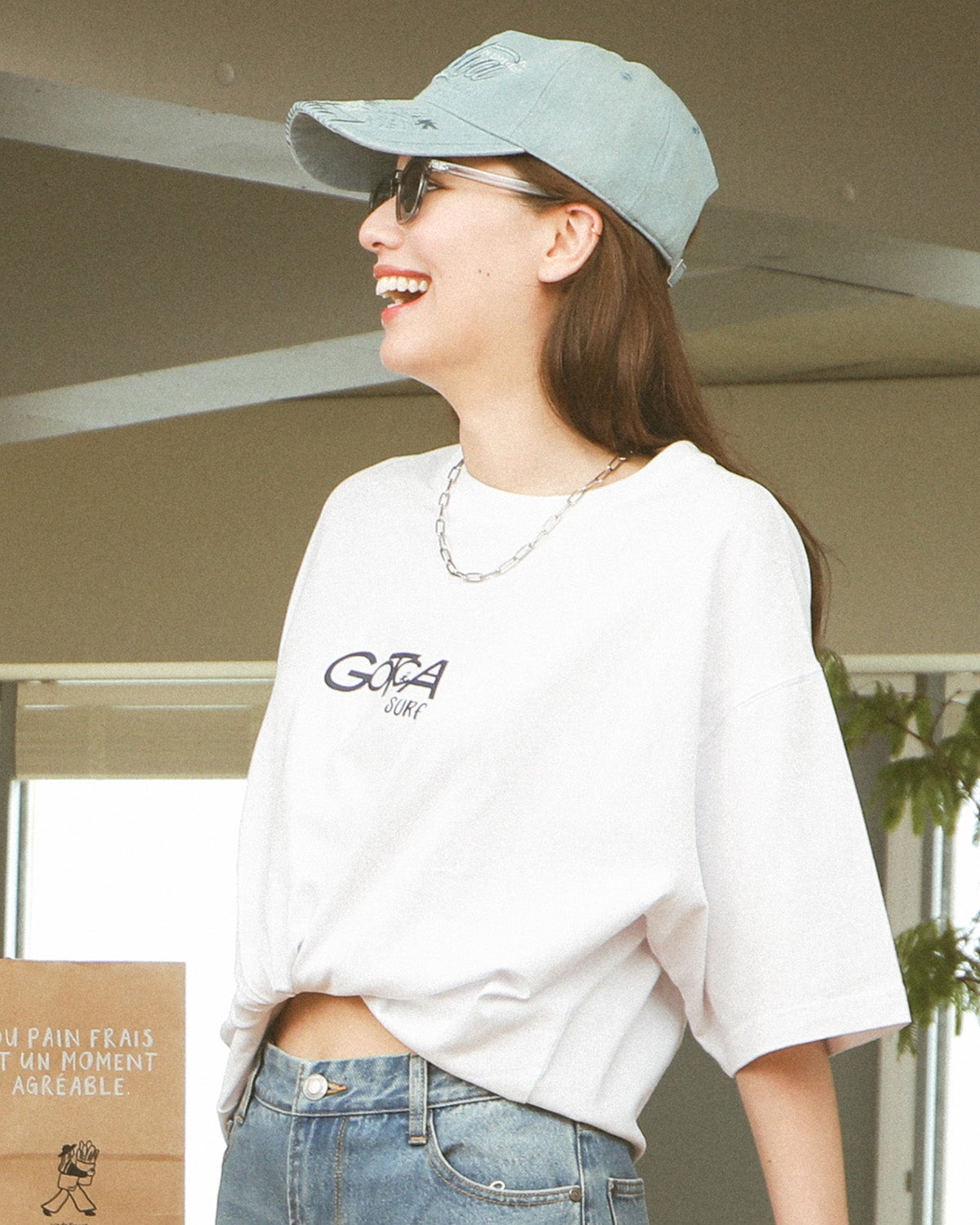 ホワイト：172cm(XLサイズ着用)