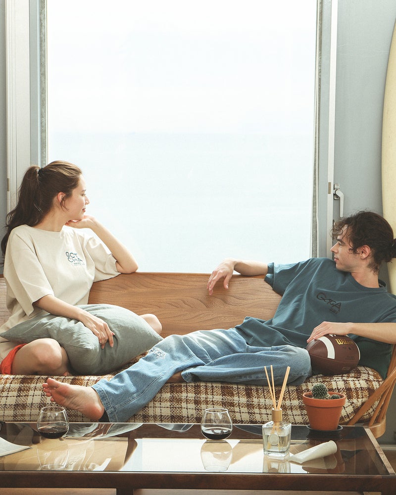 右/ネイビー：175cm/66kg(XLサイズ着用)