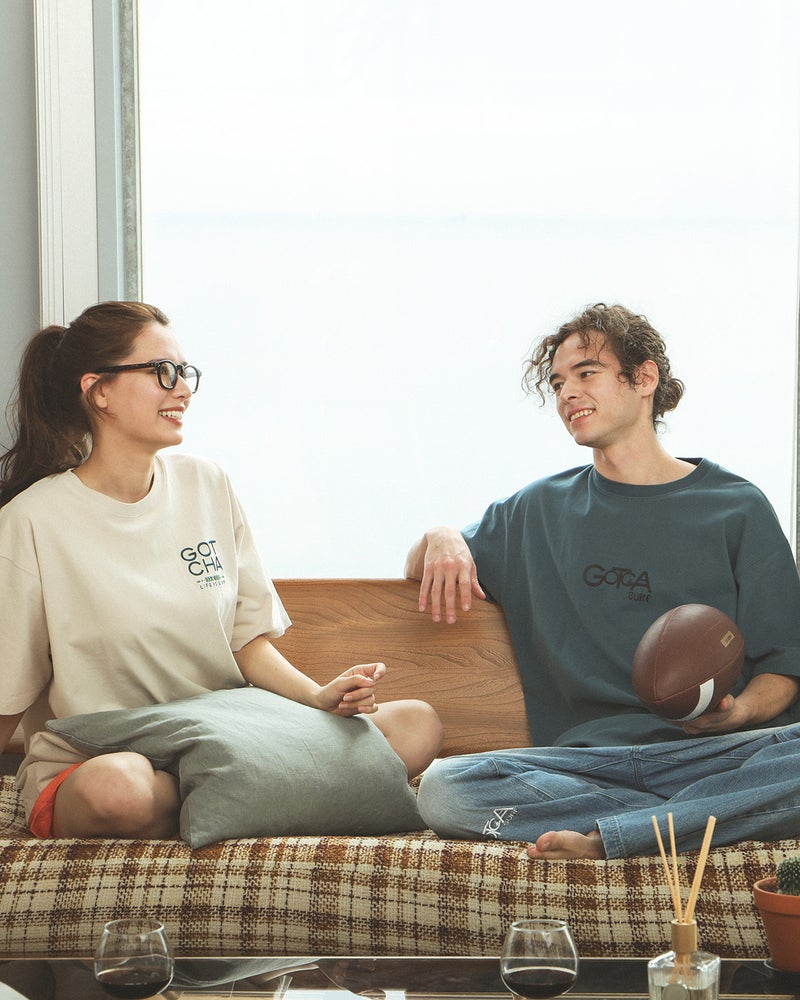 右/ネイビー：175cm/66kg(XLサイズ着用)