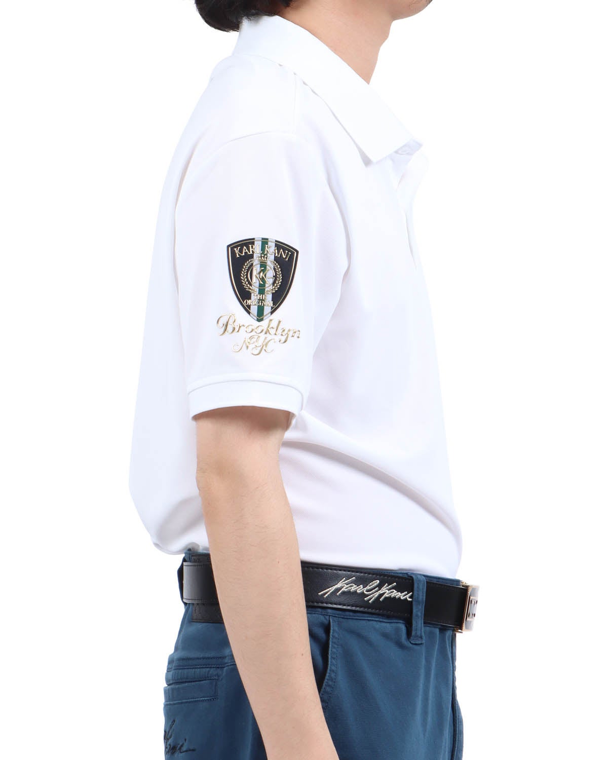 ホワイト：173cm63kg(Lサイズ着用)