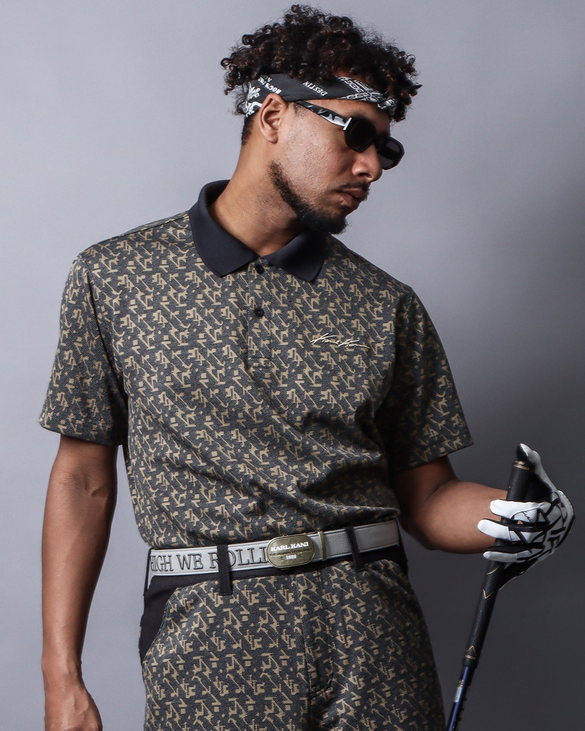 Karl Kani GOLF] ジャカード 総柄 ポロ | PEET ONLINE STORE