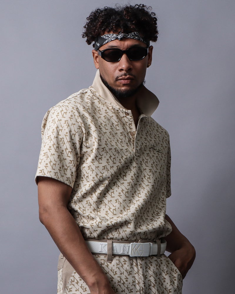 ベージュ：183cm(Lサイズ着用)