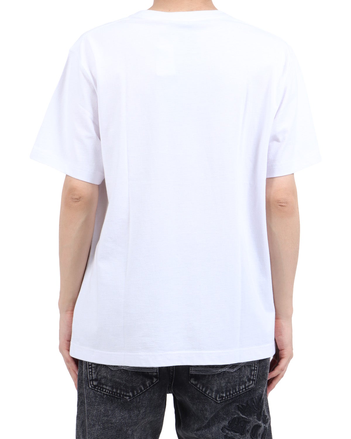 ホワイト：173cm63kg(Lサイズ着用)