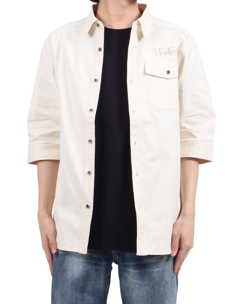 オフホワイト：173cm63kg(Lサイズ着用)