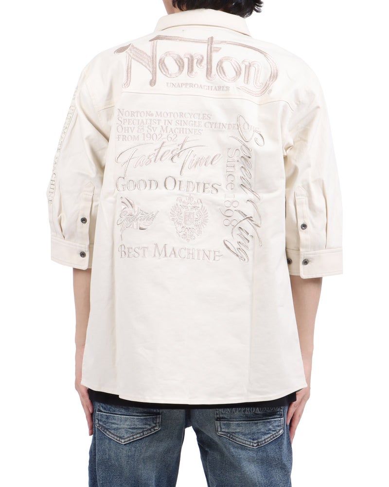 オフホワイト：173cm63kg(Lサイズ着用)