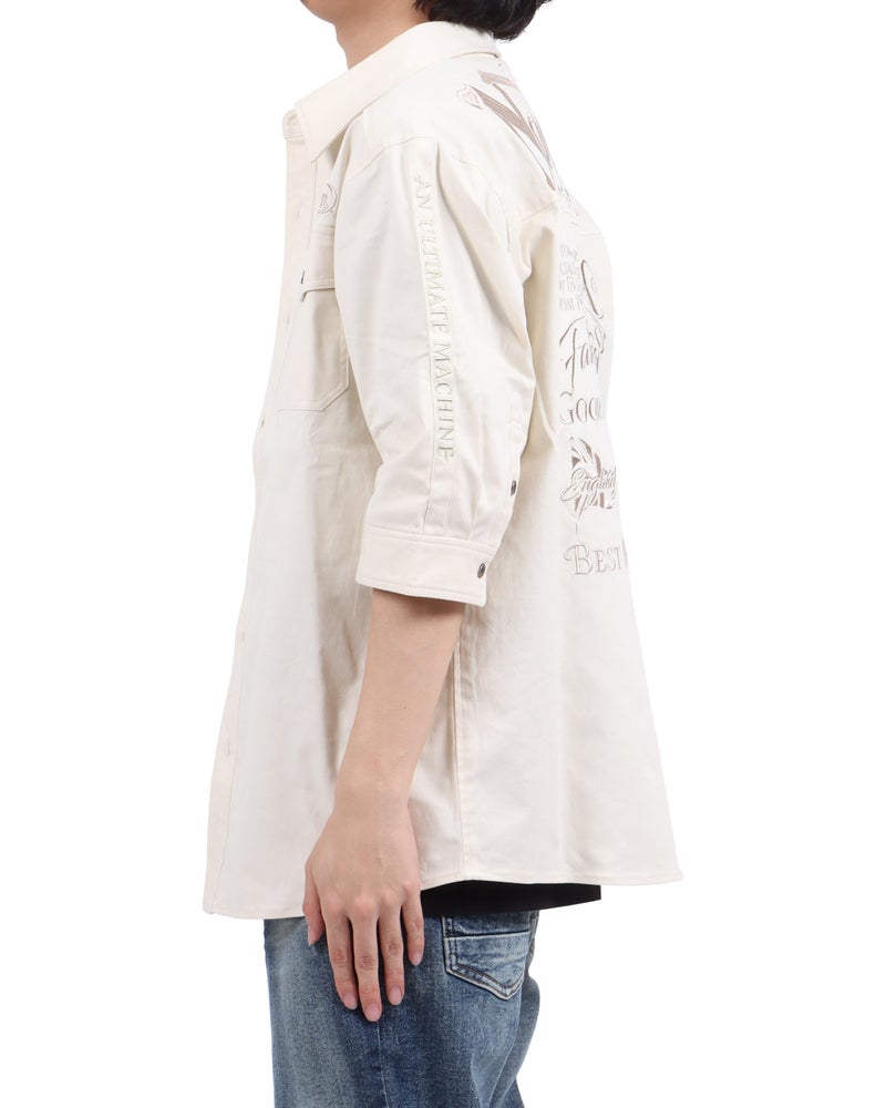 オフホワイト：173cm63kg(Lサイズ着用)