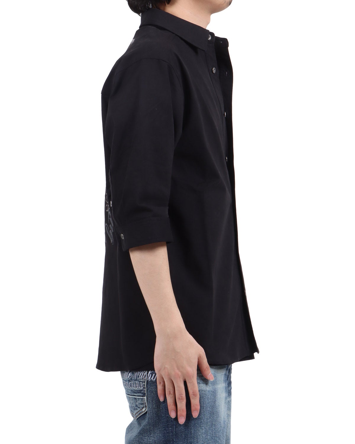 ブラック：173cm63kg(Lサイズ着用)