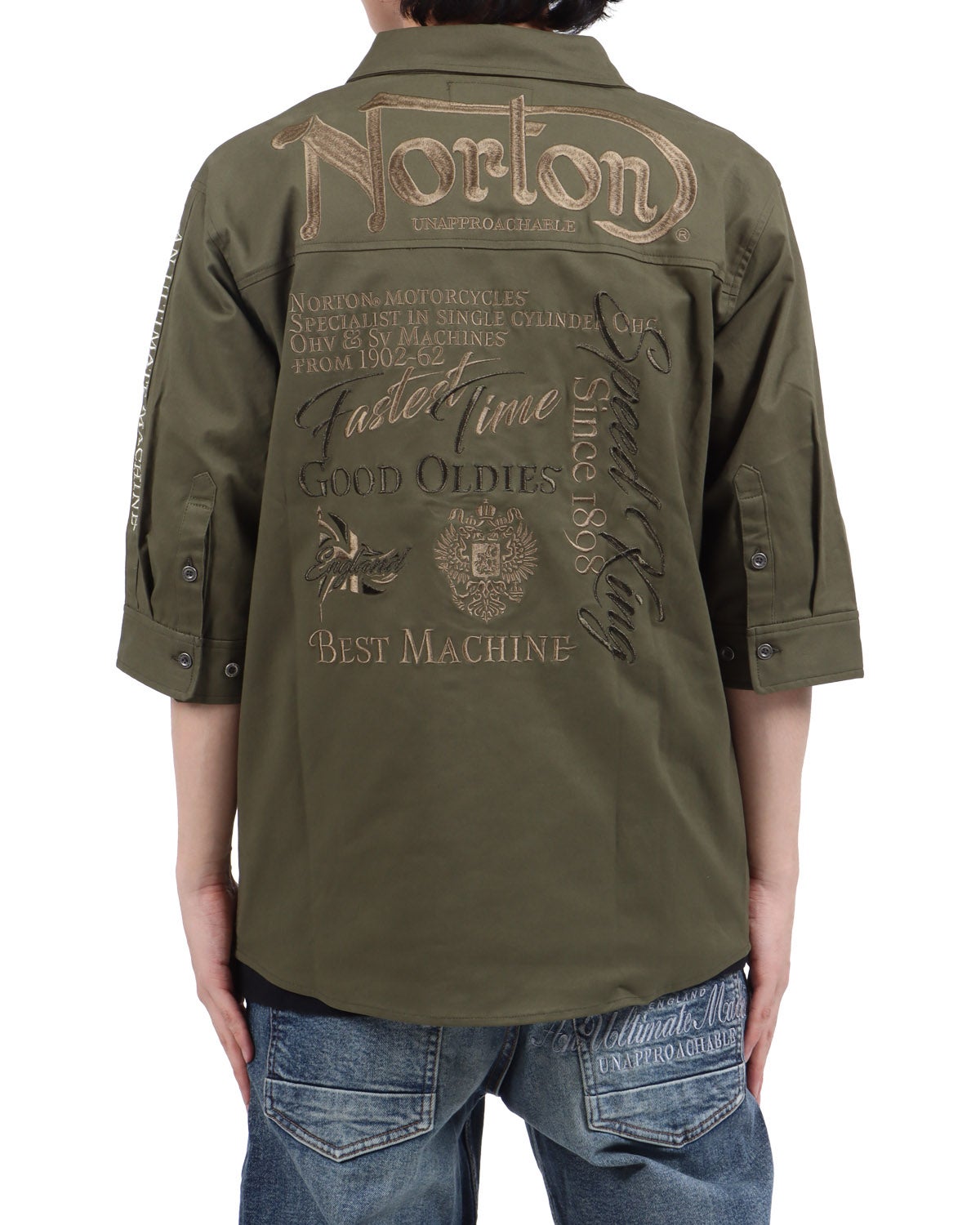 カーキ：173cm63kg(Lサイズ着用)