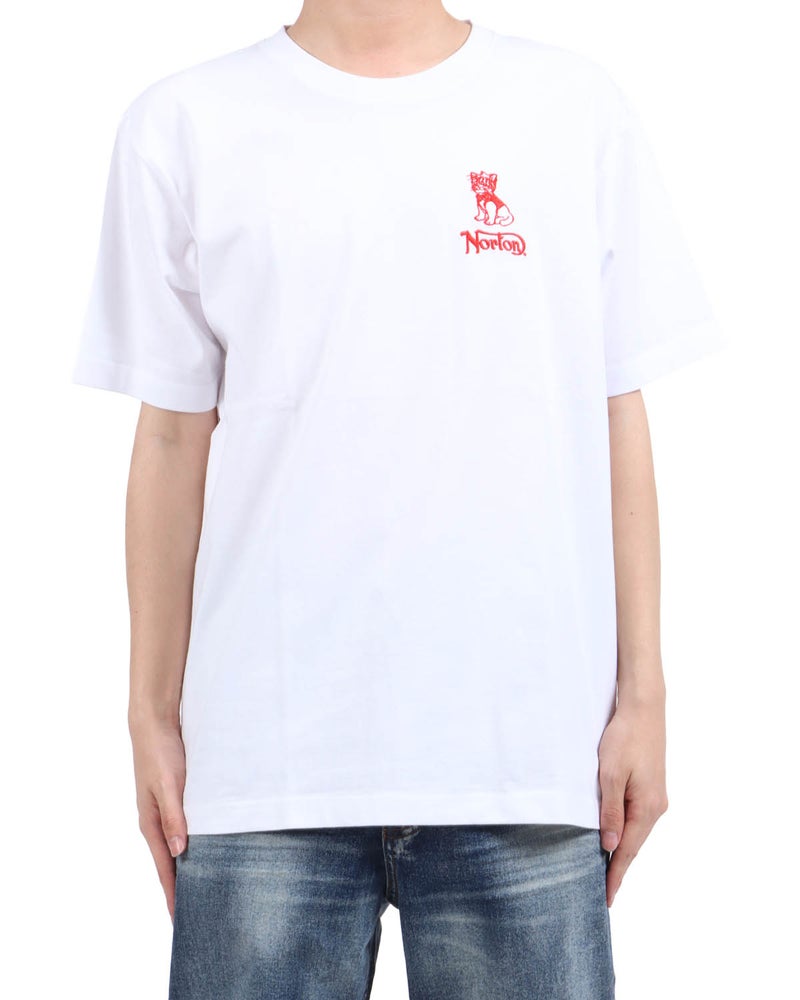 ホワイト：173cm63kg(Lサイズ着用)