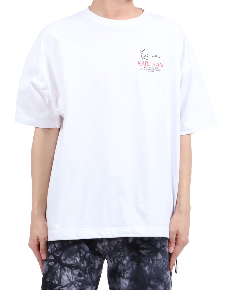 ホワイト：173cm63kg(Lサイズ着用)