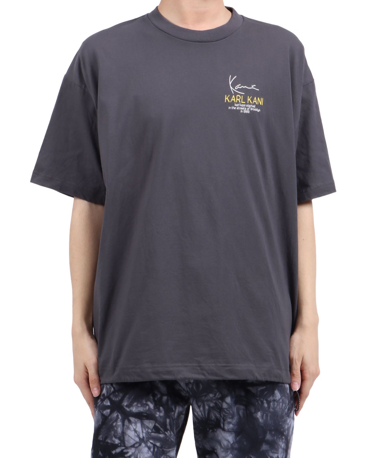 杢グレー：173cm63kg(Lサイズ着用)