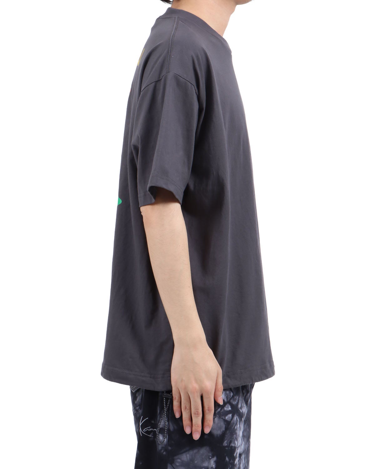 杢グレー：173cm63kg(Lサイズ着用)