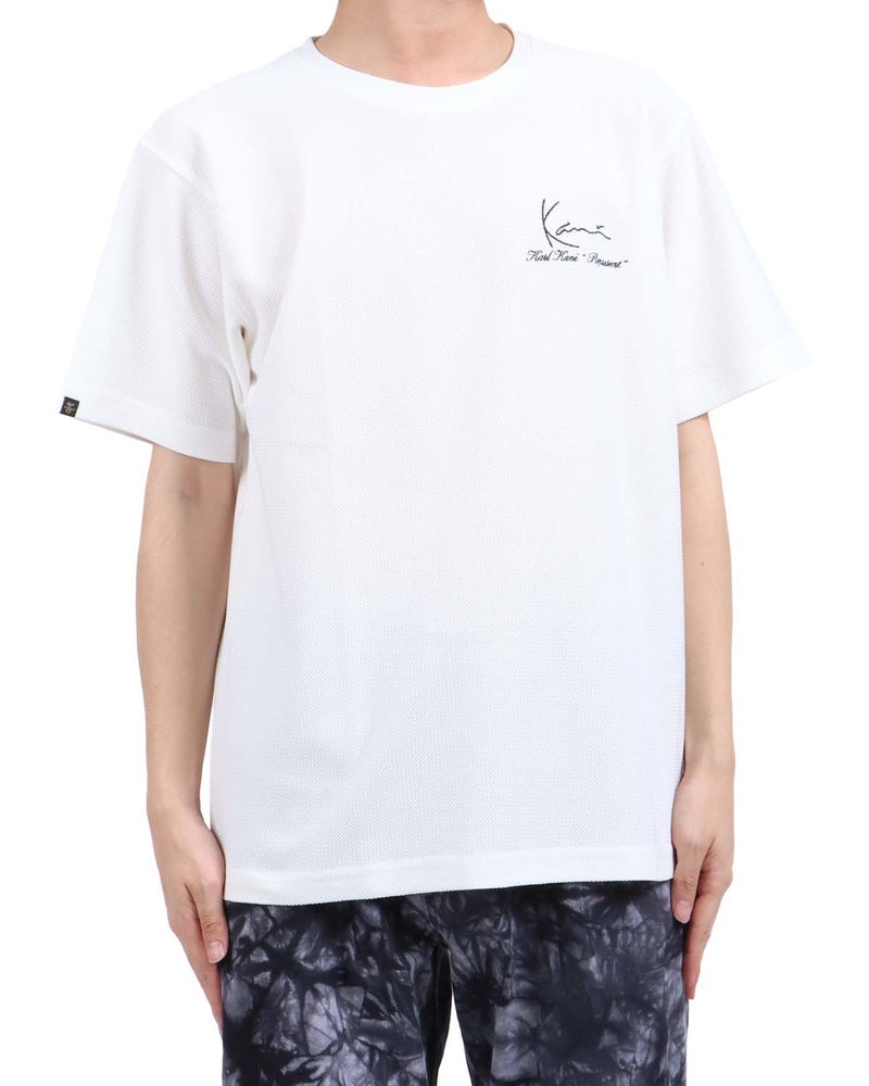 ホワイト：173cm63kg(Lサイズ着用)