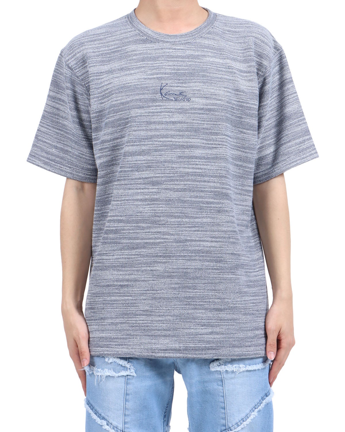 ブルー：173cm63kg(Lサイズ着用)