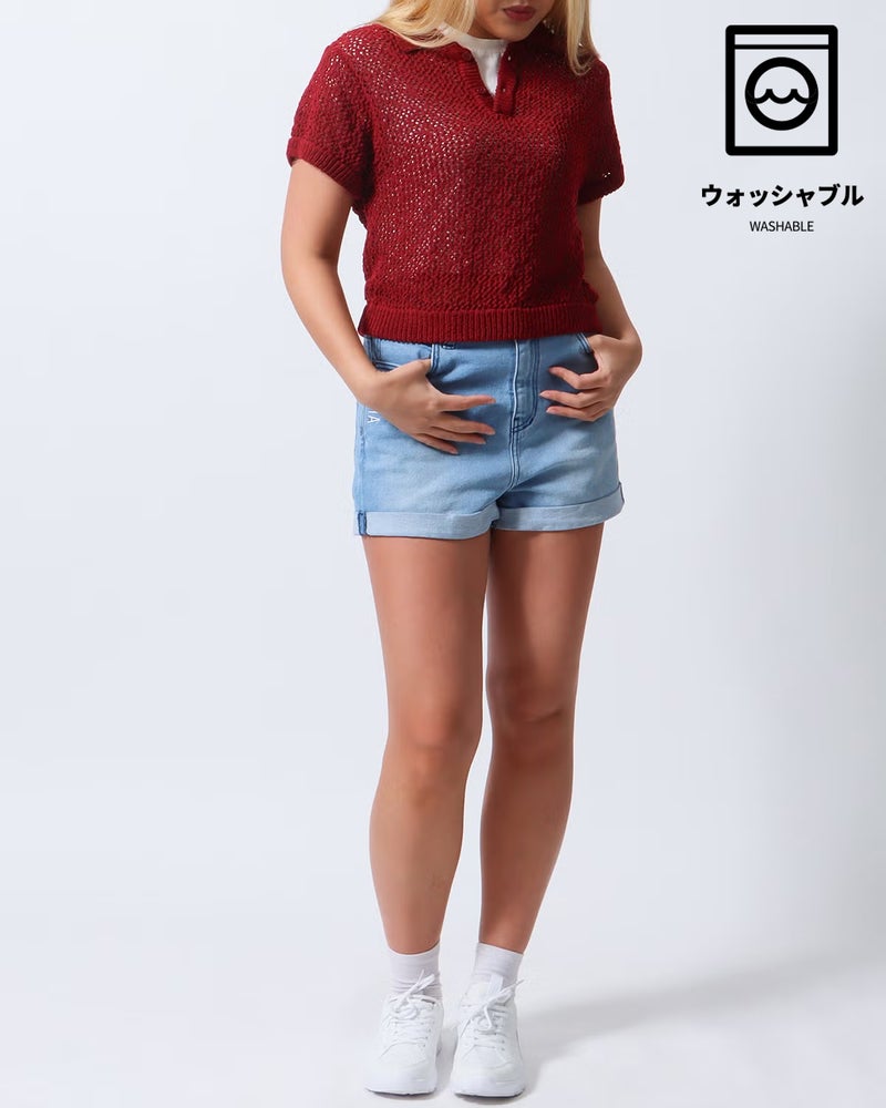 レッド：167cm(Mサイズ着用)