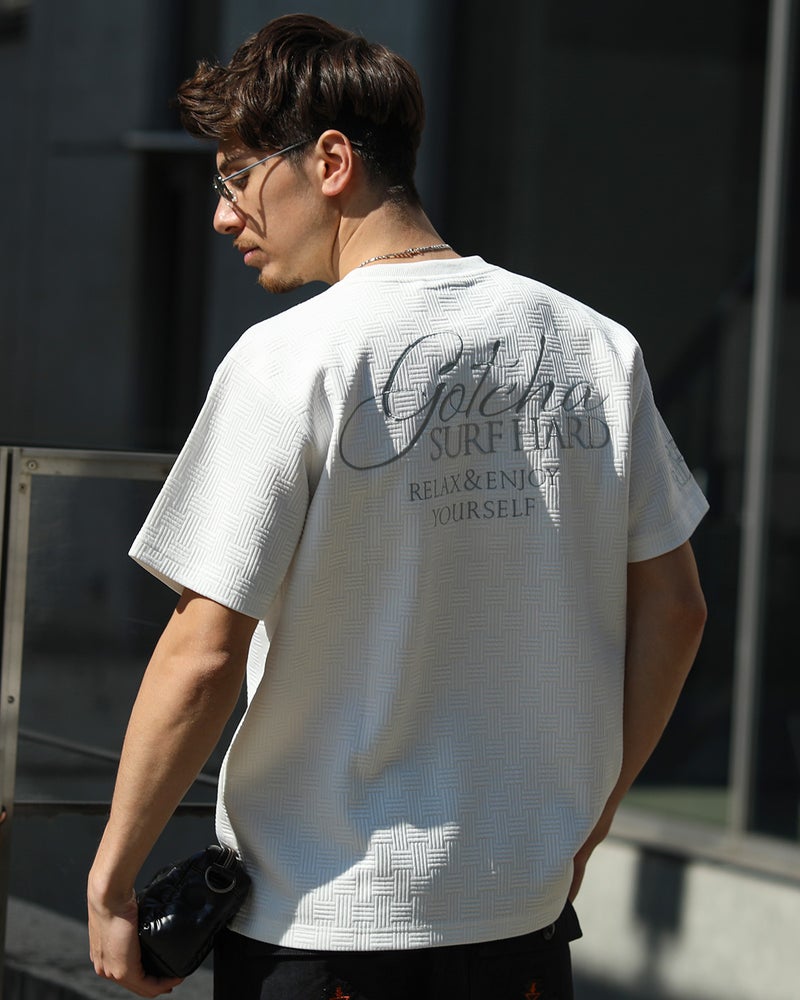 ホワイト：180cm/70kg(Lサイズ着用)