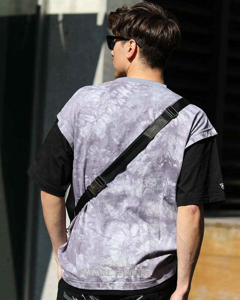 グレー：180cm/70kg(Lサイズ着用)