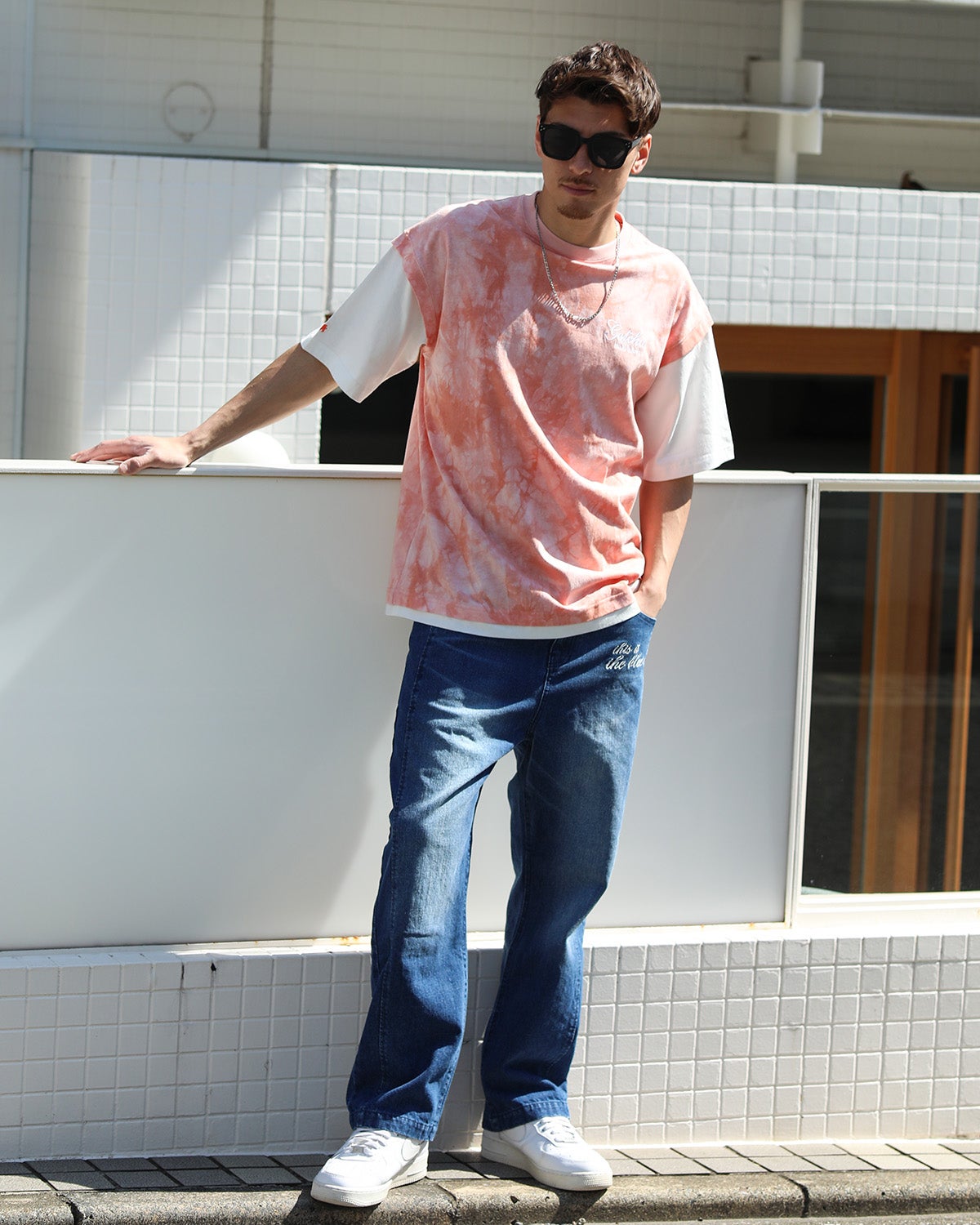 オレンジ：180cm/70kg(Lサイズ着用)