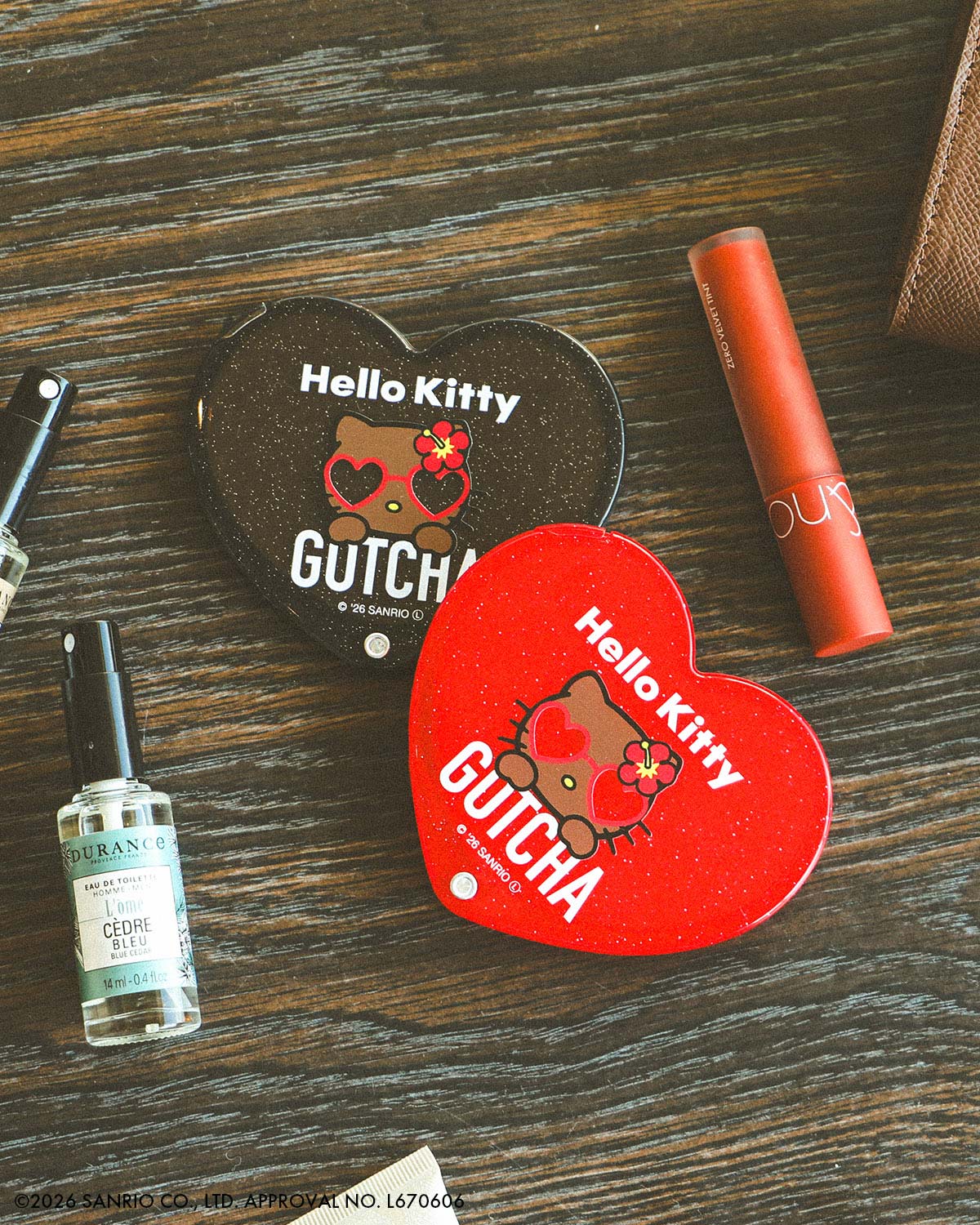 日焼け ハローキティ 折りたたみミラー