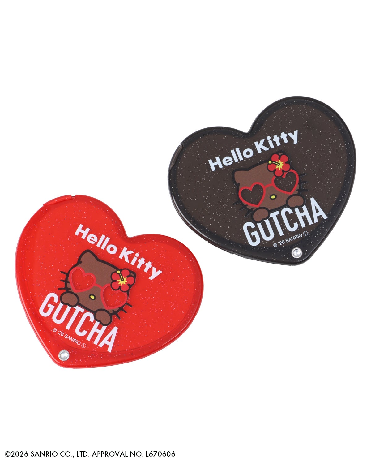 GOTCHA] 日焼け ハローキティ 折りたたみミラー | PEET ONLINE STORE