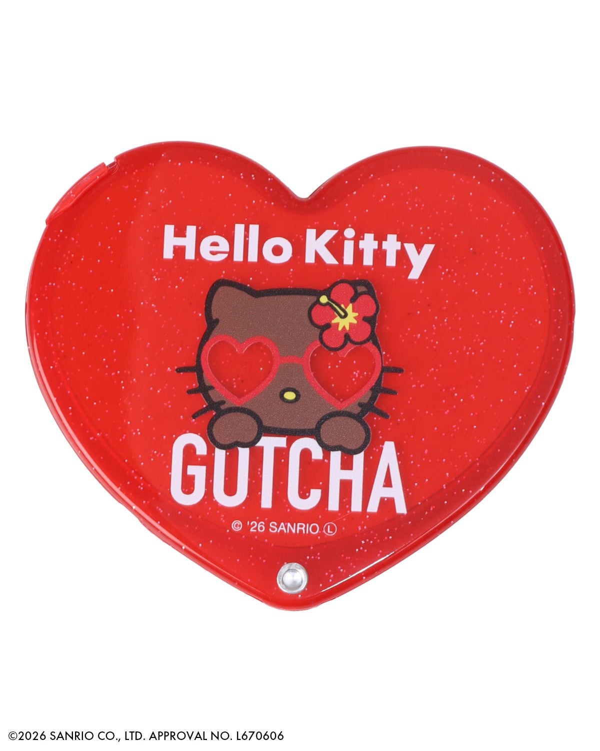 GOTCHA] 日焼け ハローキティ 折りたたみミラー | PEET ONLINE STORE