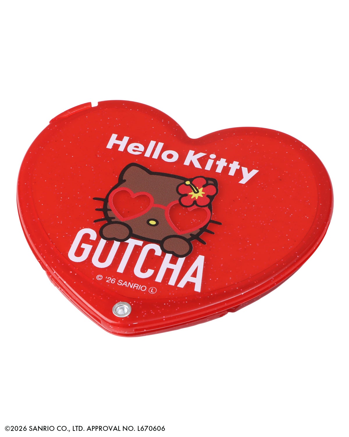 GOTCHA] 日焼け ハローキティ 折りたたみミラー | PEET ONLINE STORE