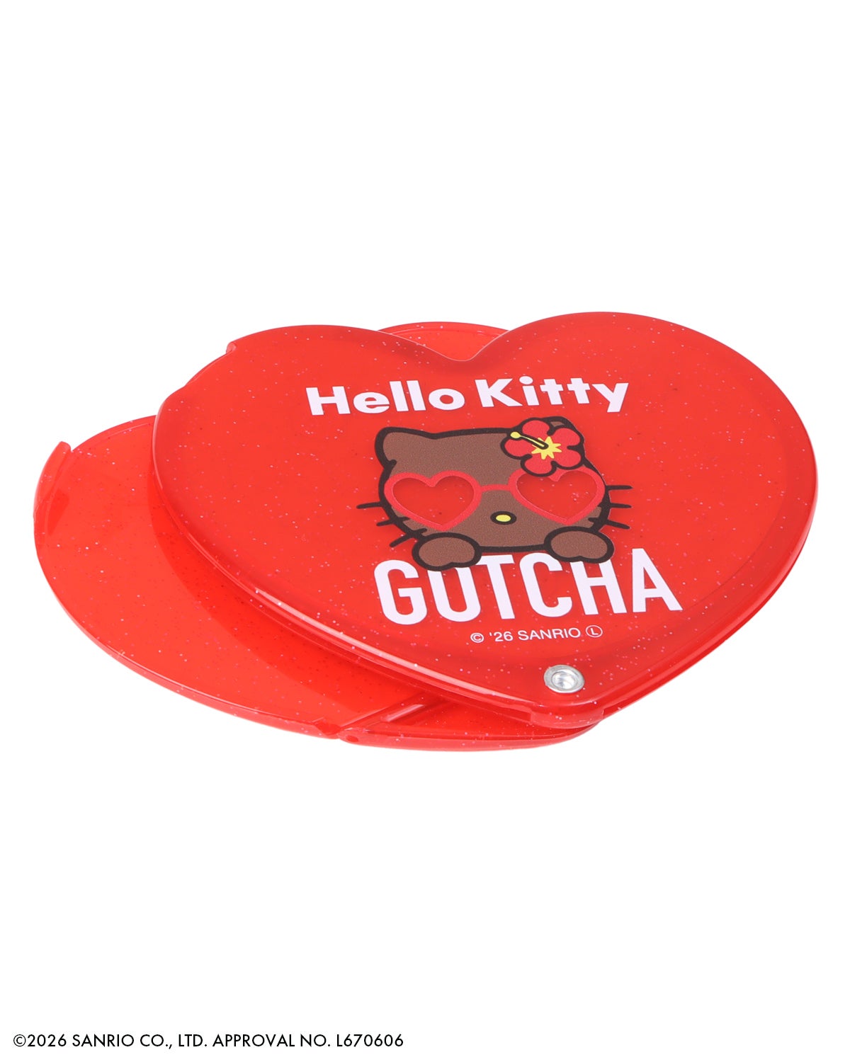 GOTCHA] 日焼け ハローキティ 折りたたみミラー | PEET ONLINE STORE