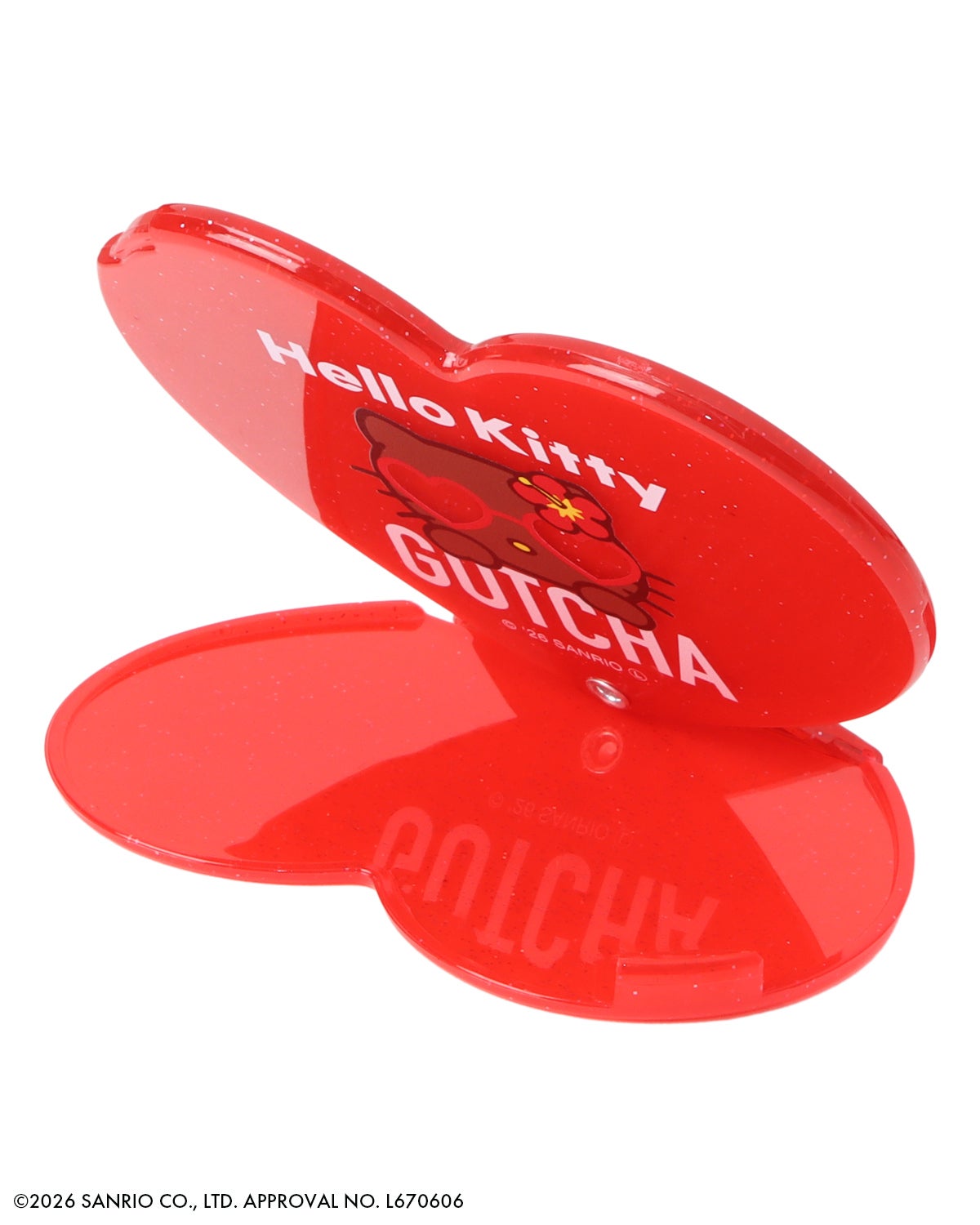 GOTCHA] 日焼け ハローキティ 折りたたみミラー | PEET ONLINE STORE