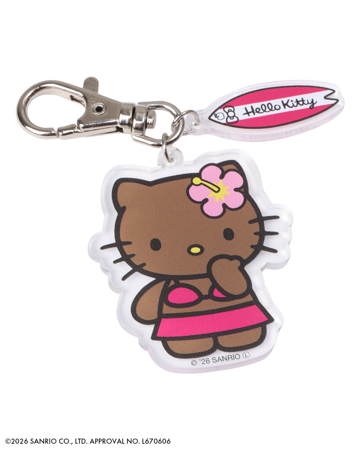 GOTCHA] 日焼け ハローキティ アクリルキーホルダー | PEET ONLINE STORE