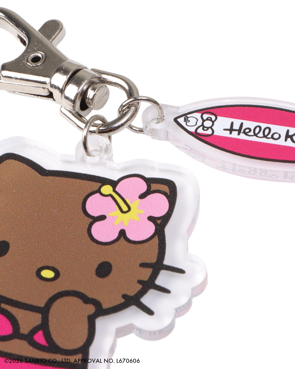 GOTCHA] 日焼け ハローキティ アクリルキーホルダー | PEET ONLINE STORE