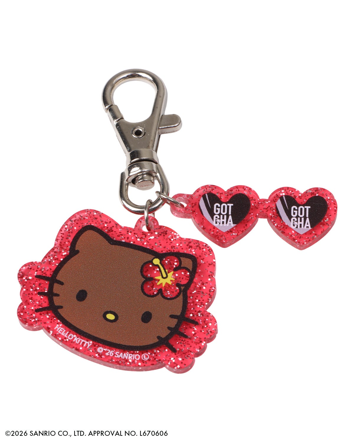 GOTCHA] 日焼け ハローキティ アクリルキーホルダー | PEET ONLINE STORE