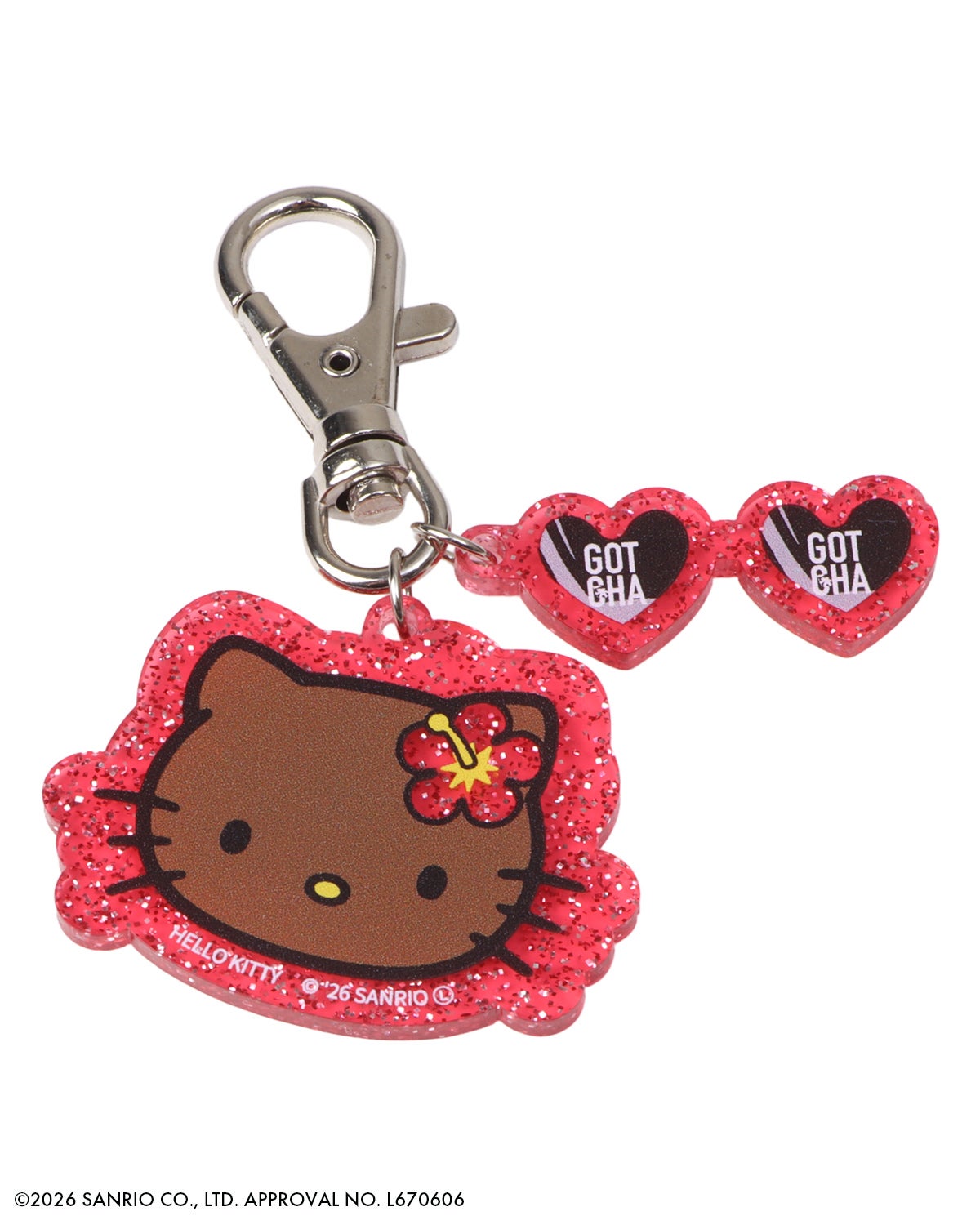GOTCHA] 日焼け ハローキティ アクリルキーホルダー | PEET ONLINE STORE