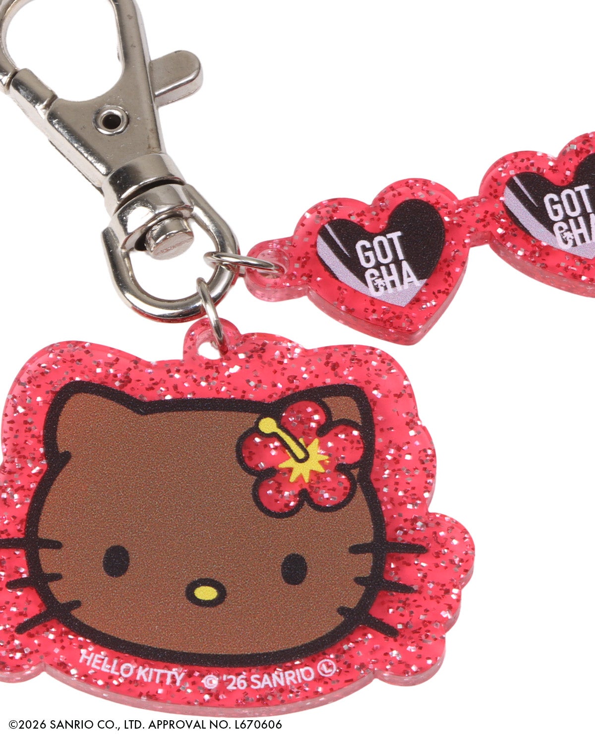 GOTCHA] 日焼け ハローキティ アクリルキーホルダー | PEET ONLINE STORE