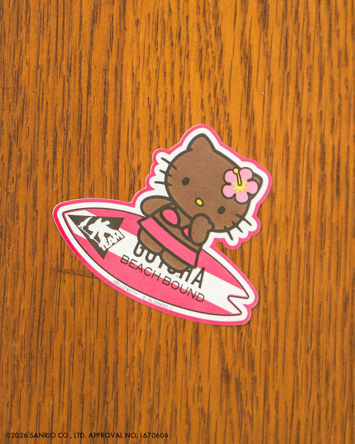 GOTCHA] 日焼け ハローキティ ステッカー | PEET ONLINE STORE