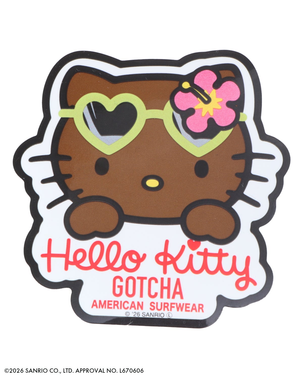 GOTCHA] 日焼け ハローキティ ステッカー | PEET ONLINE STORE
