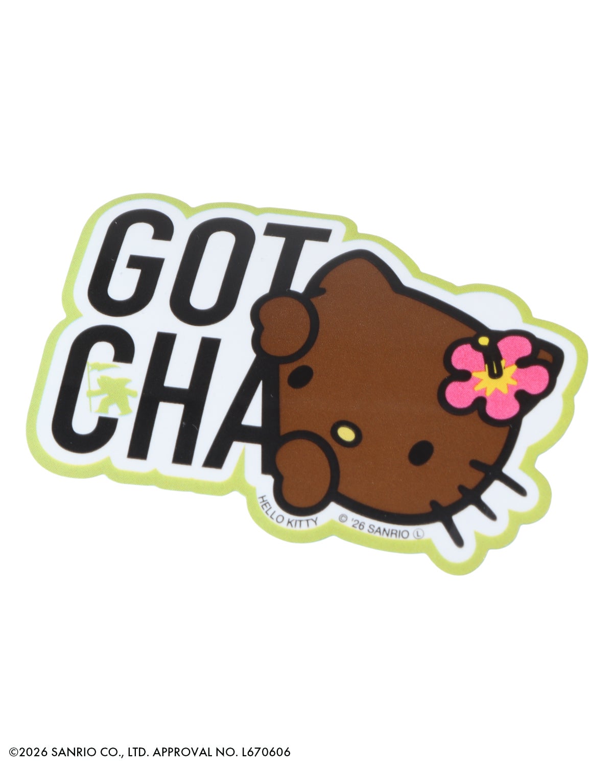 GOTCHA] 日焼け ハローキティ ステッカー | PEET ONLINE STORE