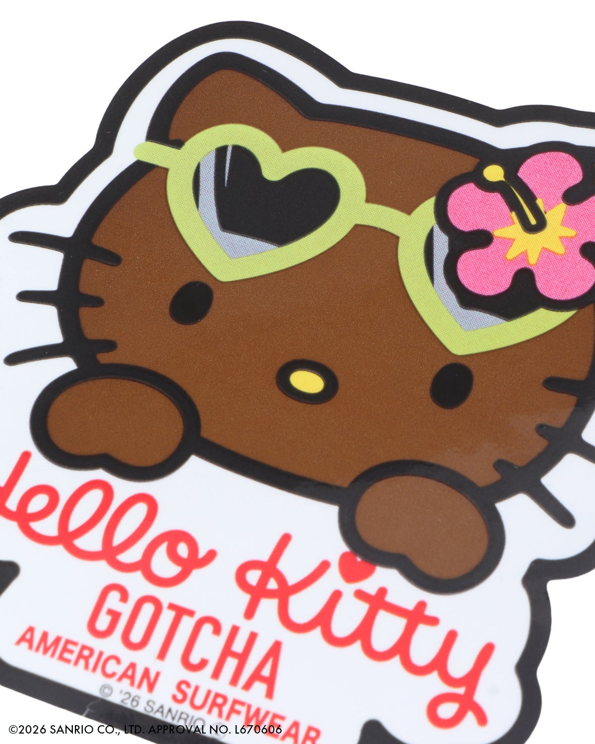 GOTCHA] 日焼け ハローキティ ステッカー | PEET ONLINE STORE