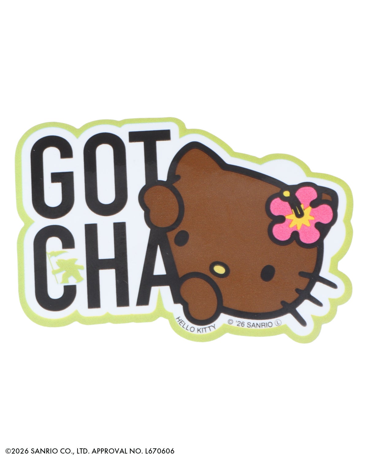 GOTCHA] 日焼け ハローキティ ステッカー | PEET ONLINE STORE