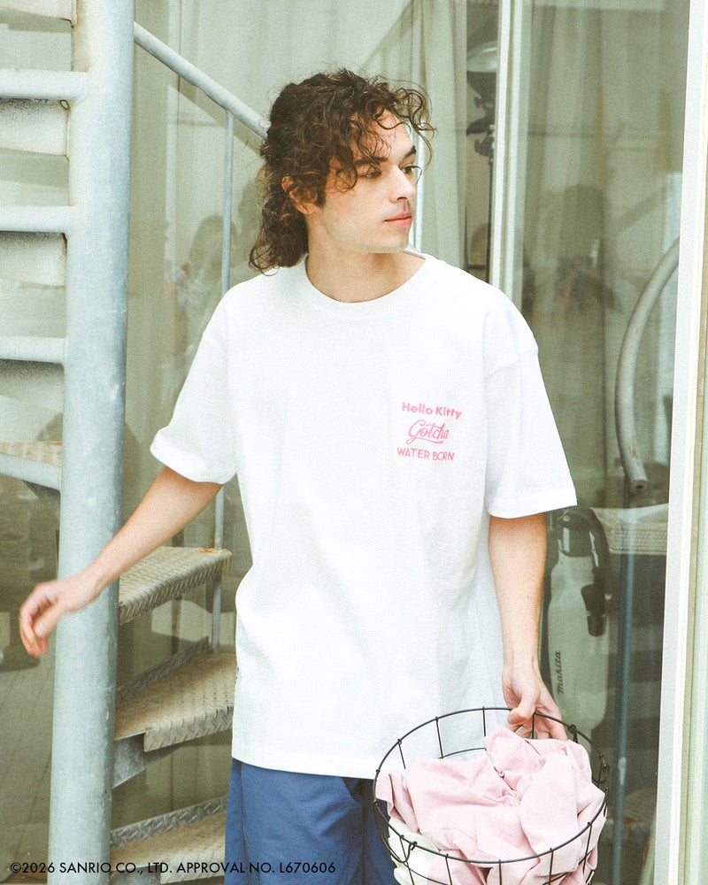 ホワイト:175cm66kg(Lサイズ着用)