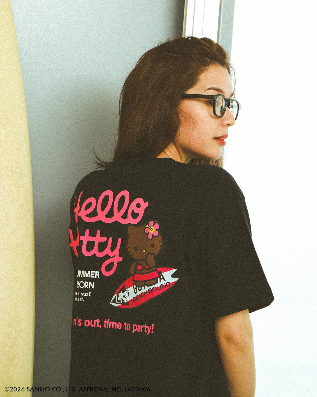 GOTCHA] 日焼け ハローキティ ライディングボード T | PEET ONLINE STORE